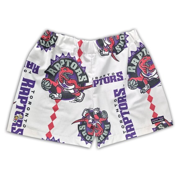 SOLD OUT Custom Reworked Vintage 1994 Toronto Raptors Bennygonia Shorts Handmade - Picture 10 of 10